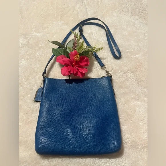 Coach Blue Crossbody Bag - Picture 2 of 11